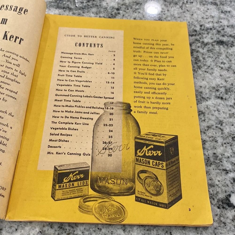 1951 Edition ‘Guide to Better Canning’- Vintage Home Canning Guide!